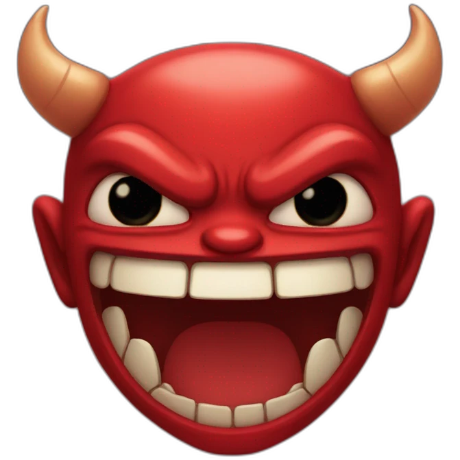 Devil smile emoji