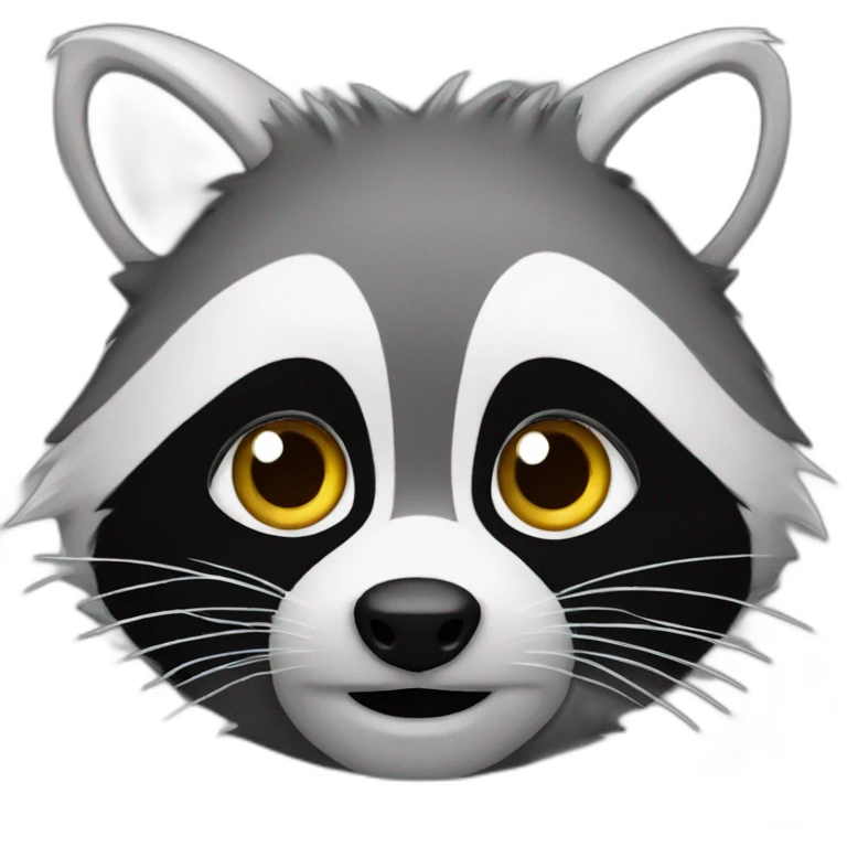 were-raccoon emoji