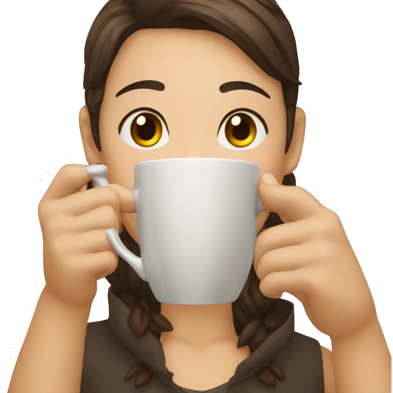 Kokka drinking coffee emoji