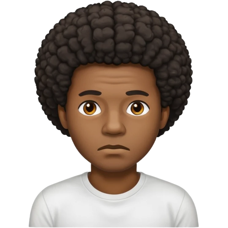 hombre afroamericano cansado de correr  emoji