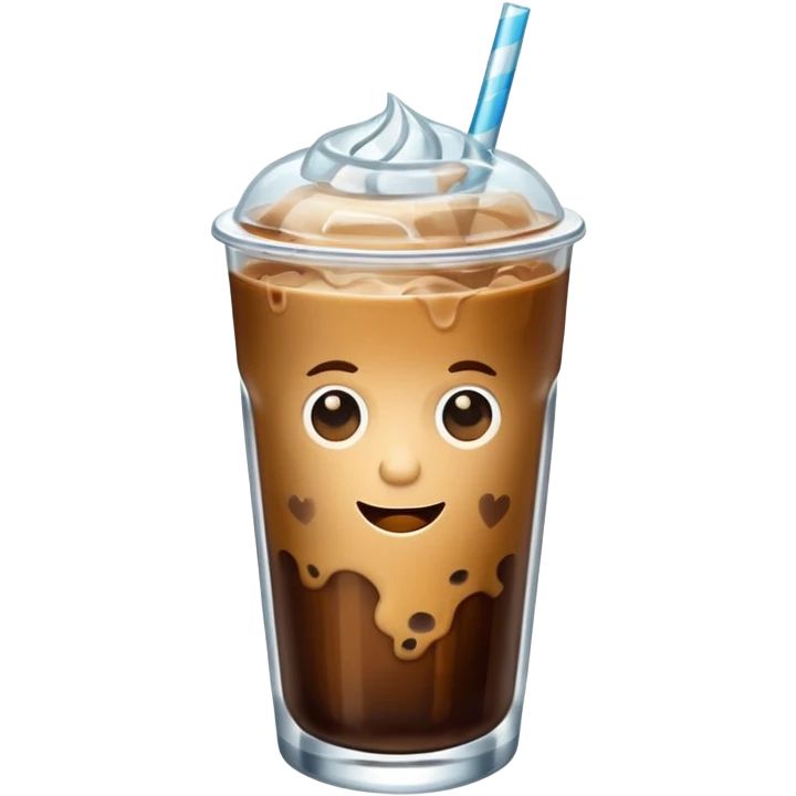 Iced coffee emoji
