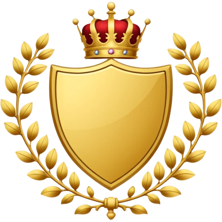 Gold royal Crest emoji