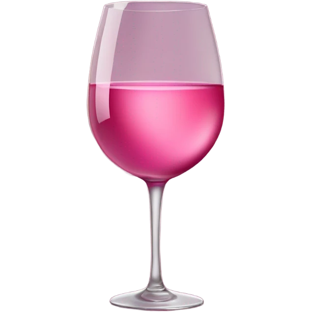 Pink wine emoji