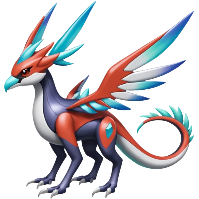 Dialga-Yveltal-Meloetta-Latias-Nargacuga-Noivern-hybrid-fusion-creature, full body emoji