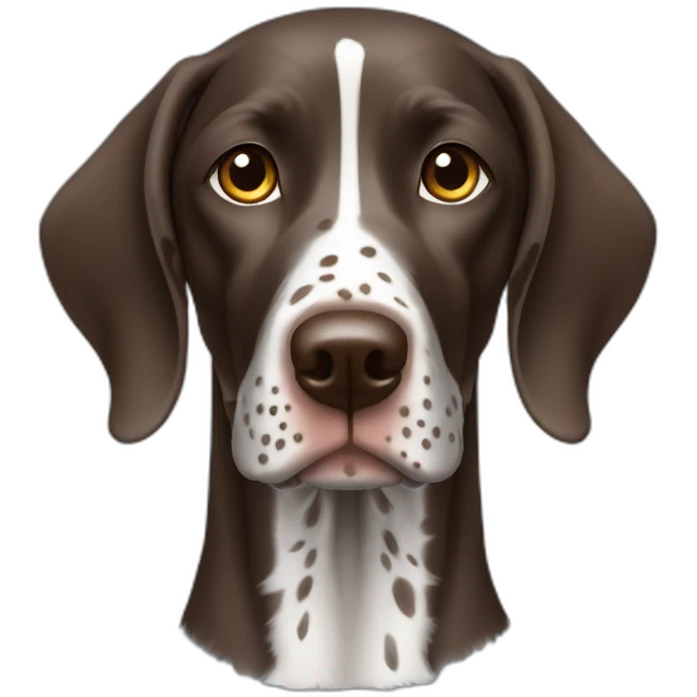 german shorthaired pointer emoji
