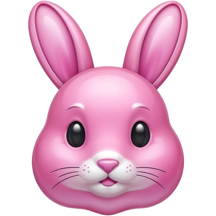 crystal bunny pink emoji