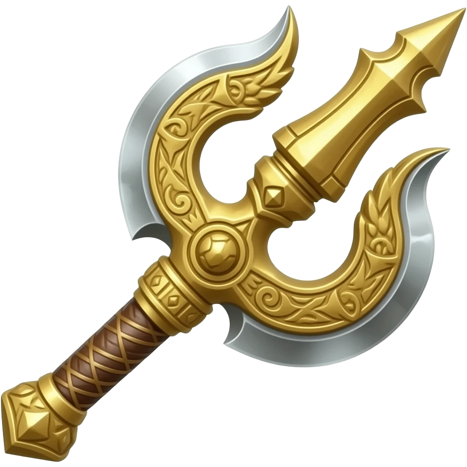 Vajra Mushti  only wipon emoji facing right sharp emoji