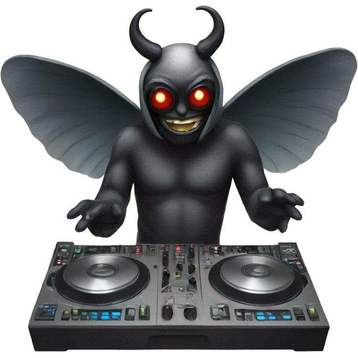 MOTHMAN djing emoji