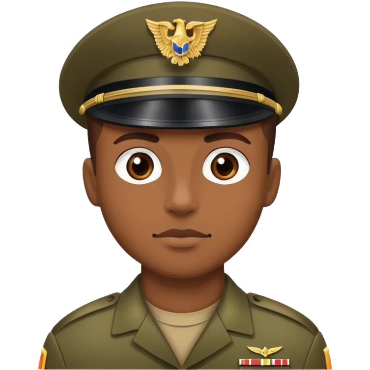 A military soldier who was shot emoji