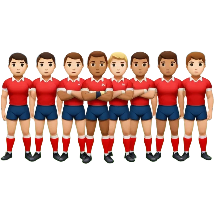 Rugby Defense Line emoji