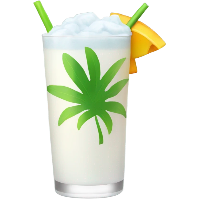 white tropical drink emoji