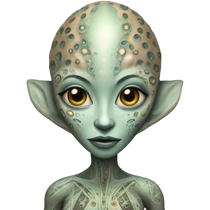 a alien woman full body emoji