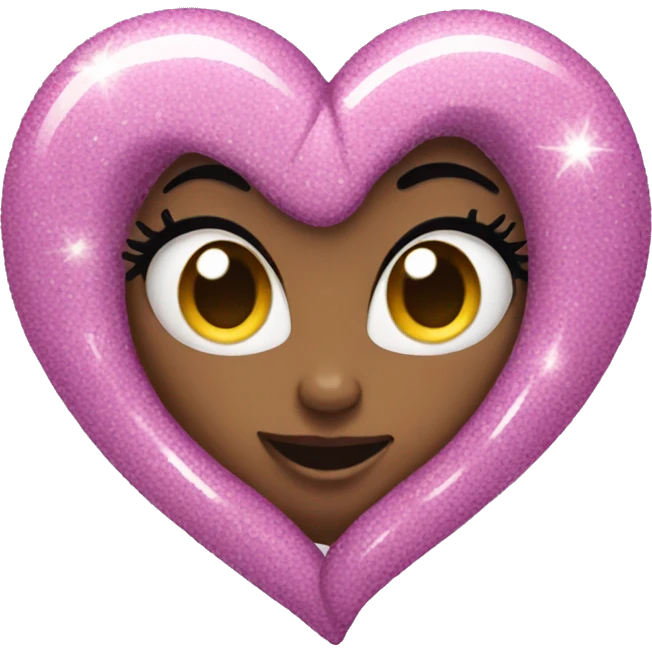 Glamour heart emoji