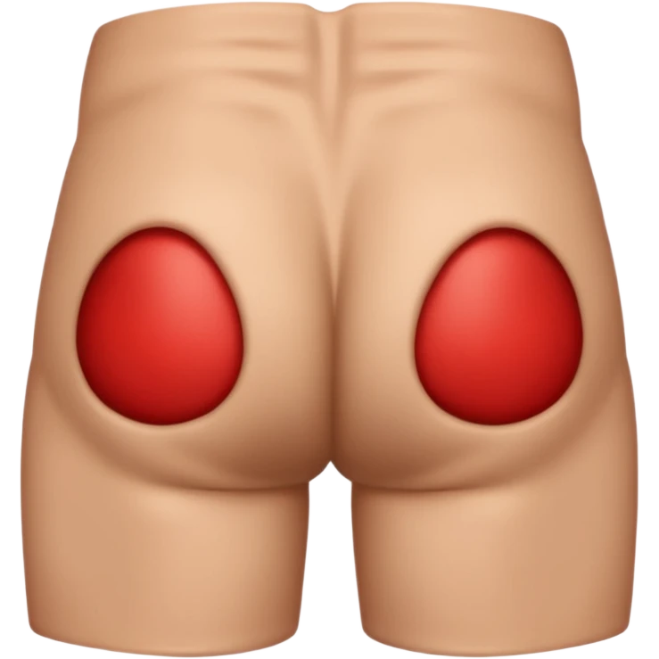 a man farting by his butt  emoji