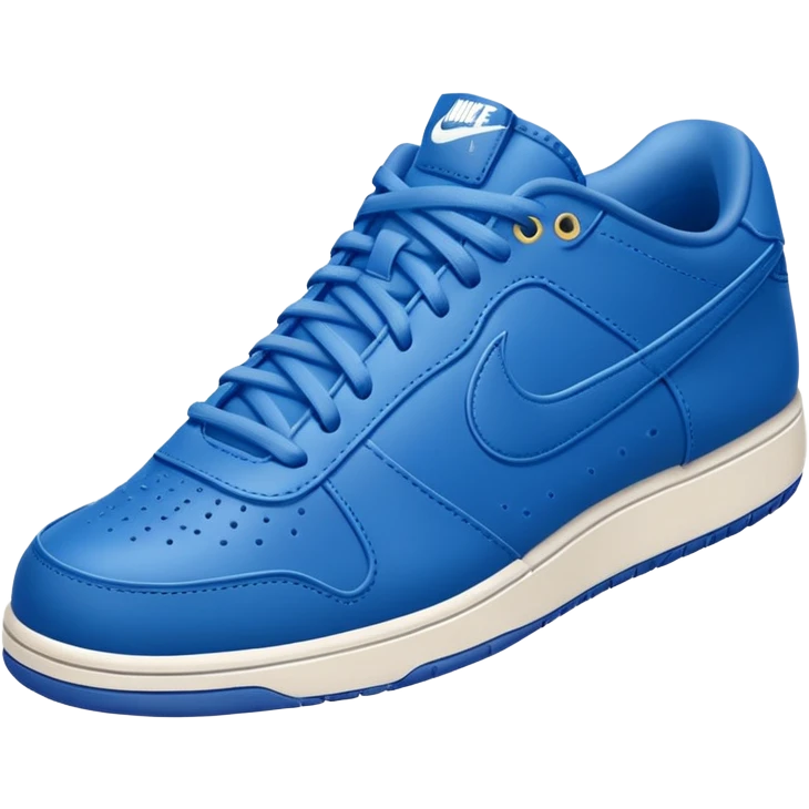photo-realistic blue Nike tennis shoe emoji