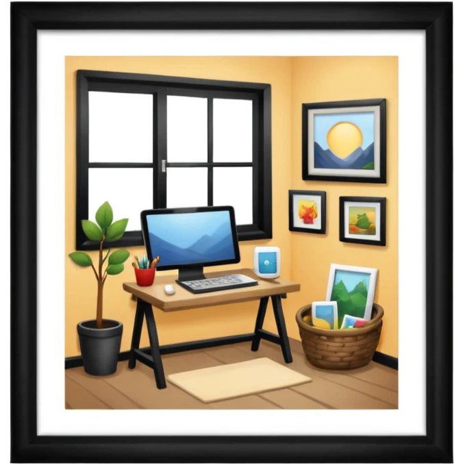 room (cozy art studio) emoji