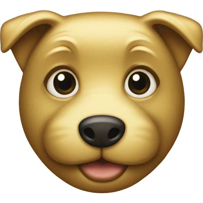 Golden retro  emoji