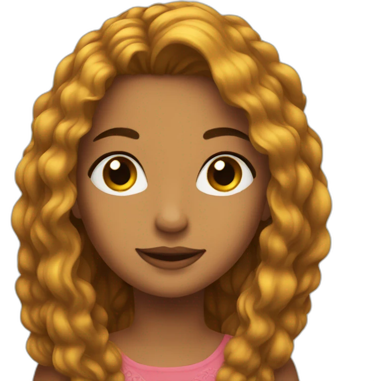 Krithika with long hair emoji