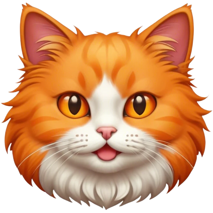 Cat mewing emoji