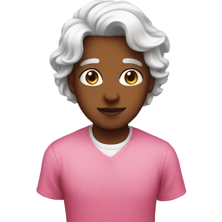 Pink love emoji