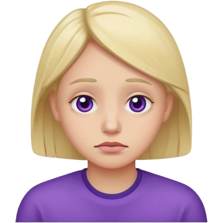 PURPLE DARK CIRCLES emoji