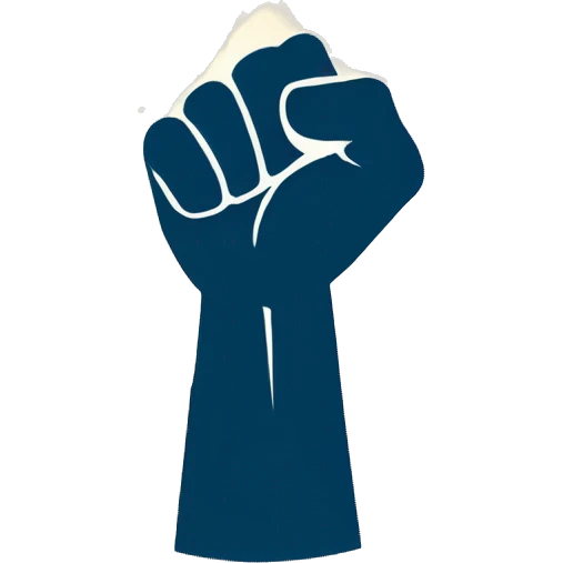 raised fist with stars, should represent empowerment emoji
