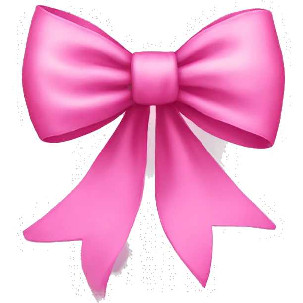 Pink bows emoji