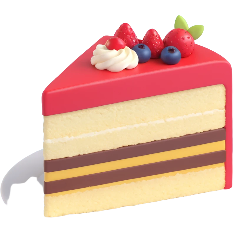 slice of cake emoji
