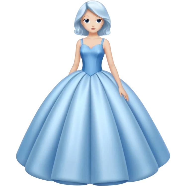The bubble dress is typically a voluminous ball gown, designed to make Glinda look like she’s literally floating in a bubble. It features:  Pale blue or shimmering white-blue hues  emoji