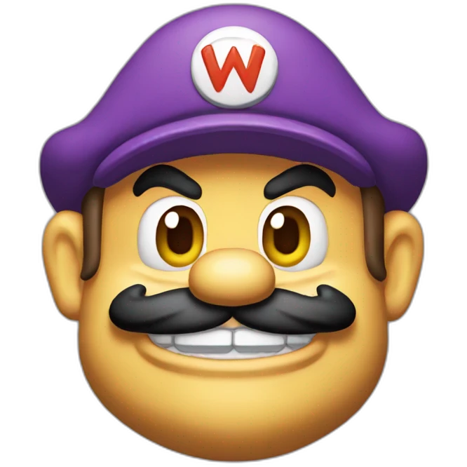 Brown Wario emoji