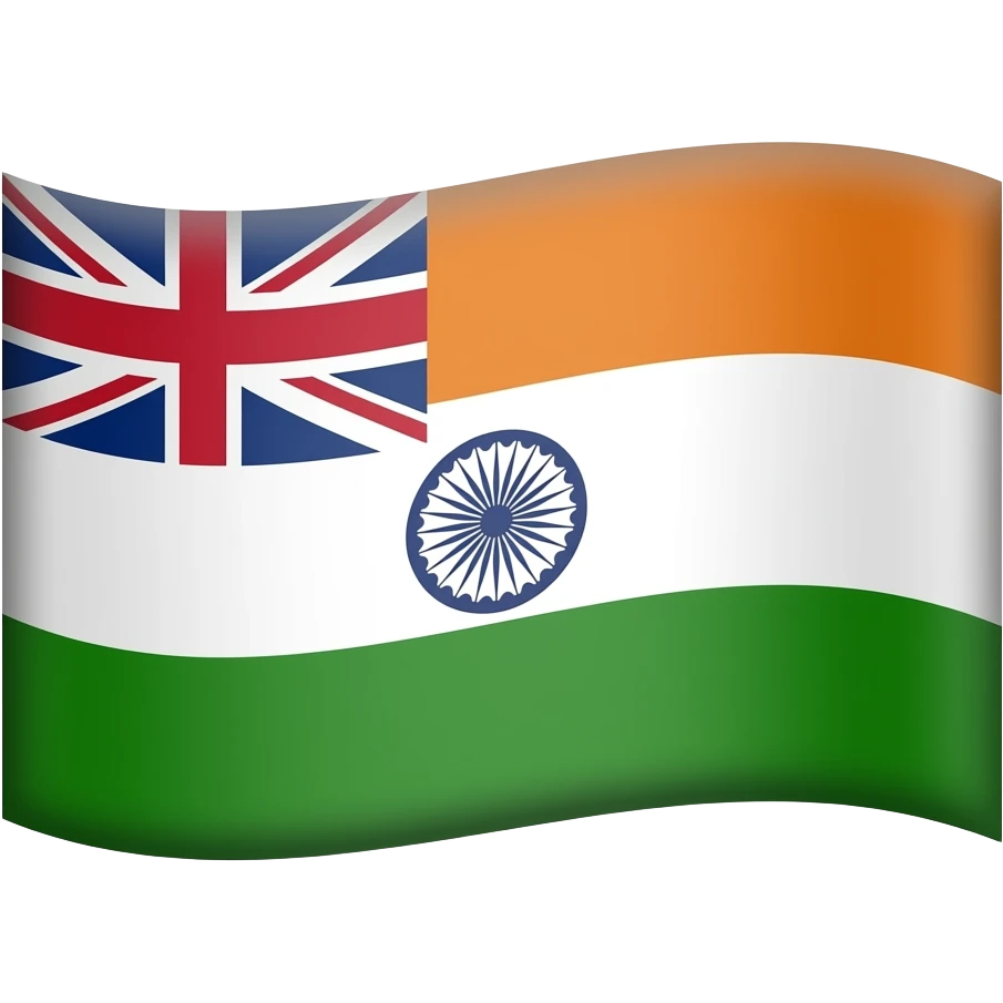 Flag of british raj emoji