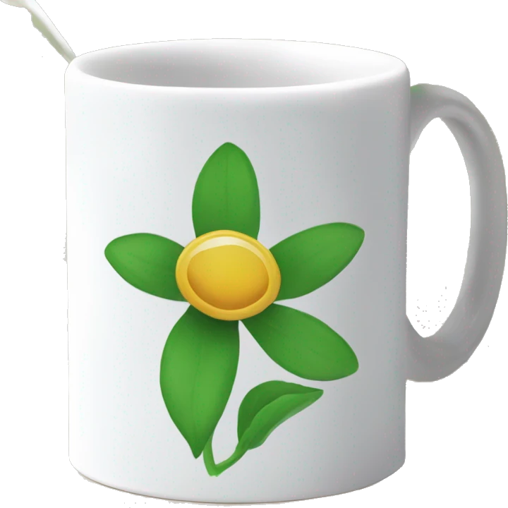 Flower mug  emoji