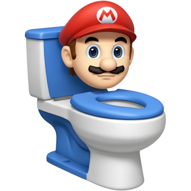 Skibidi toilet mario  emoji