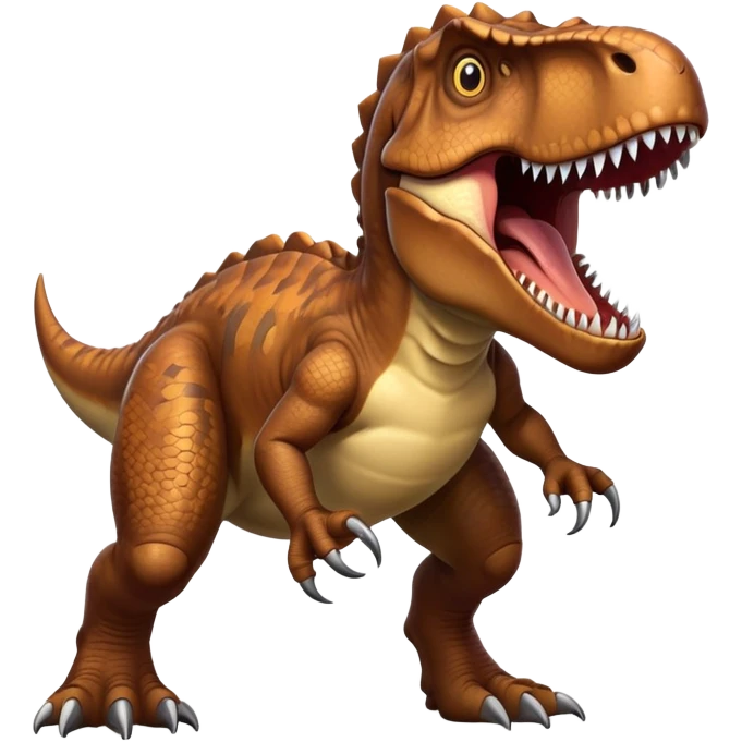 Tyrannosaurus Rex dinosaur with small arms and big teeth emoji