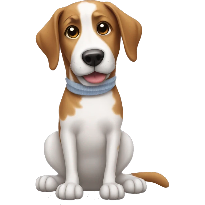 dog wear socks emoji