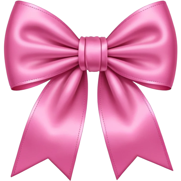 Pink bow emoji