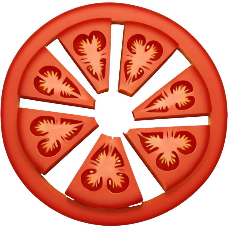 circle slice tomato emoji