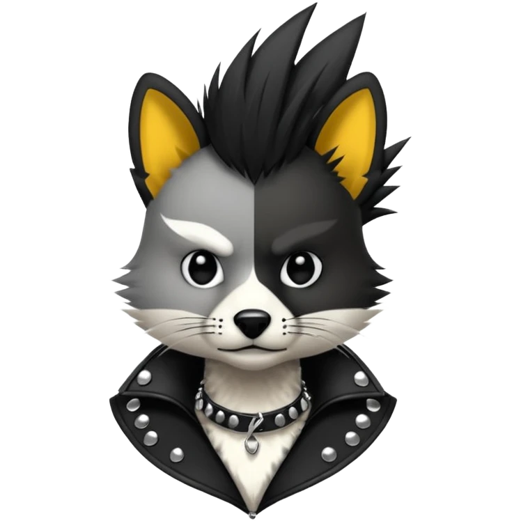 vocalist animal punk emoji