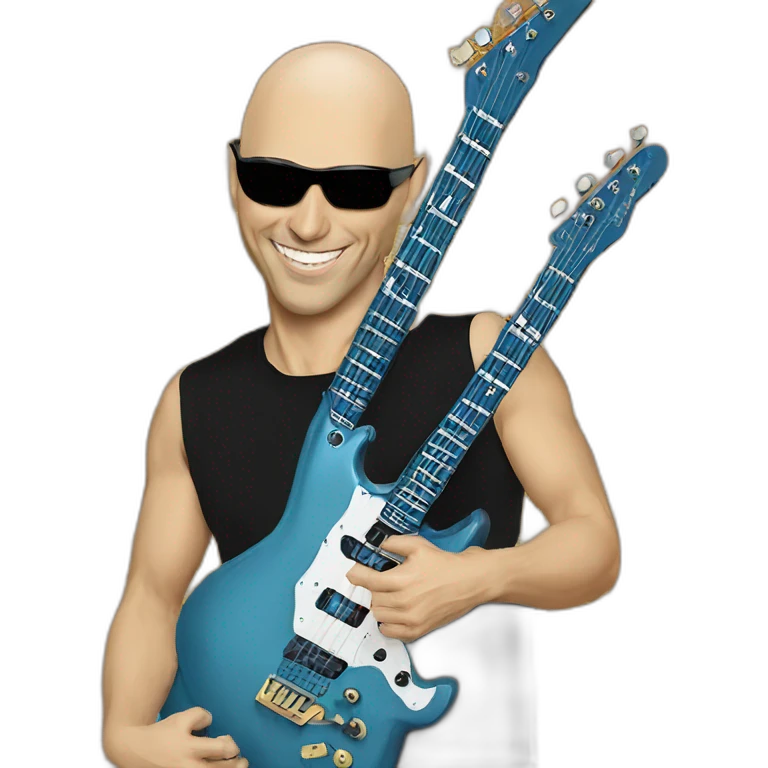 Joe Satriani sonriendo emoji