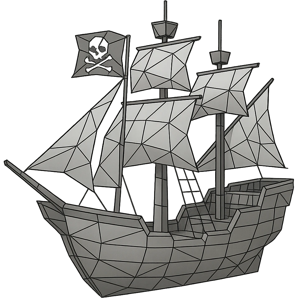 pirate ship emoji