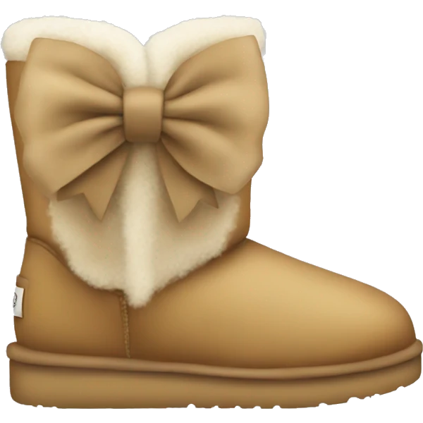 Uggs with bows emoji