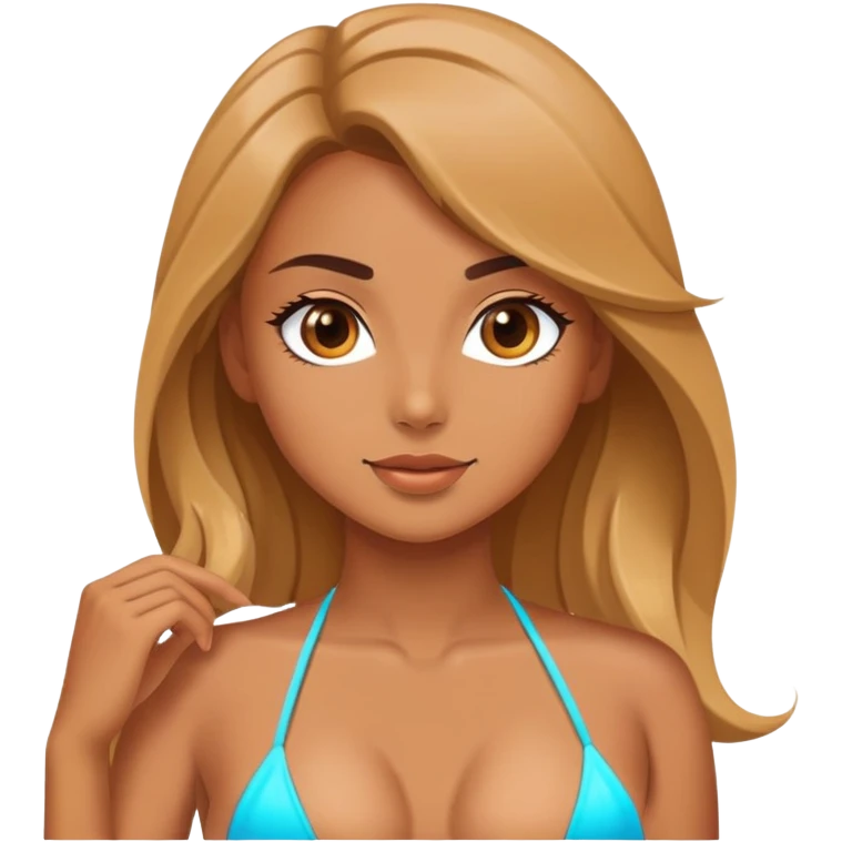 sexy girl in bikini emoji