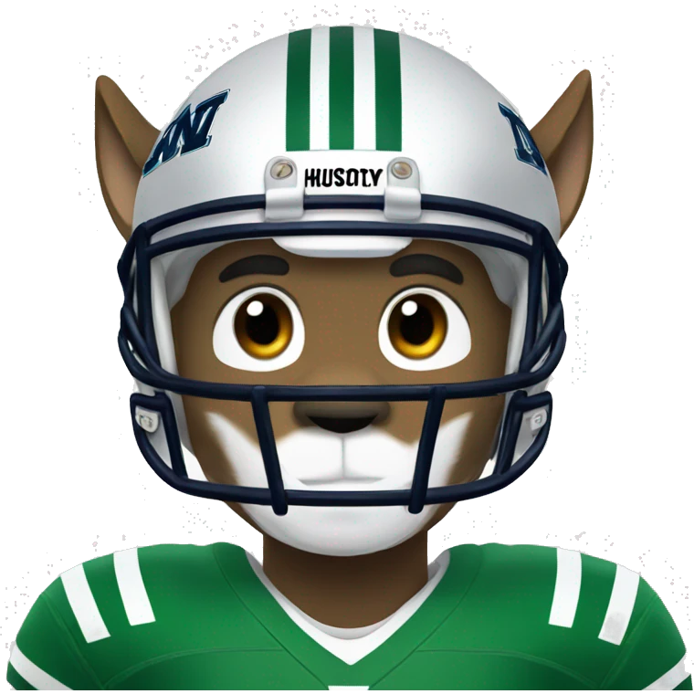 Husky football  emoji