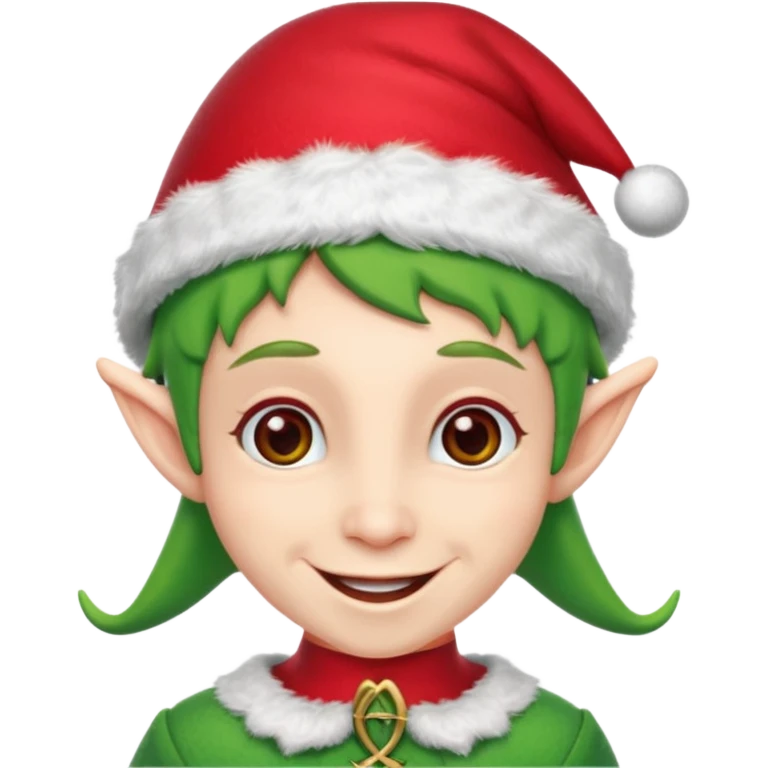 Christmas elf emoji