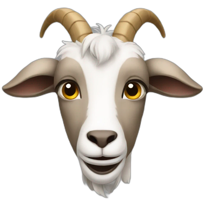 a goat that is 21 emoji