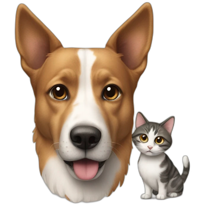 Chien et chat  emoji