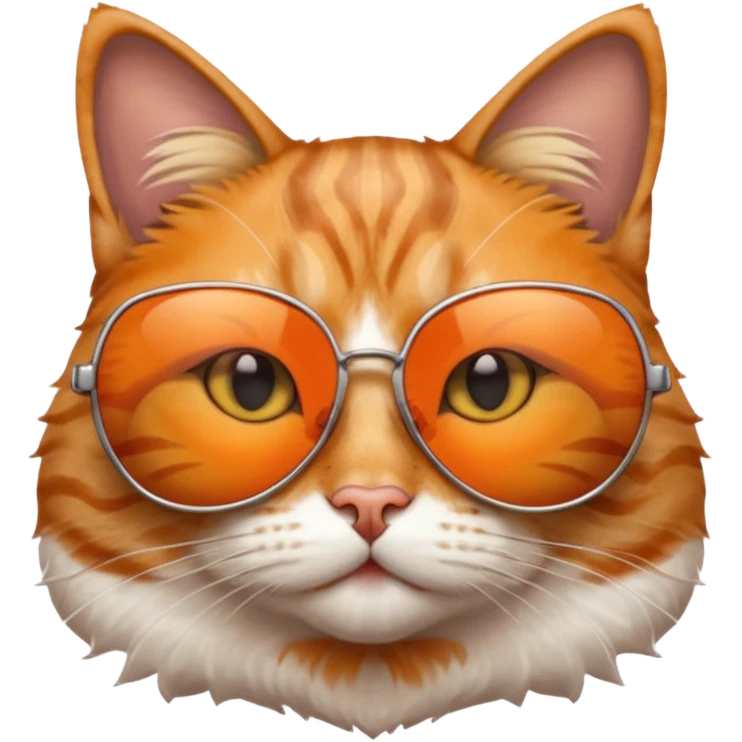 Cat wearing sunglasses emoji