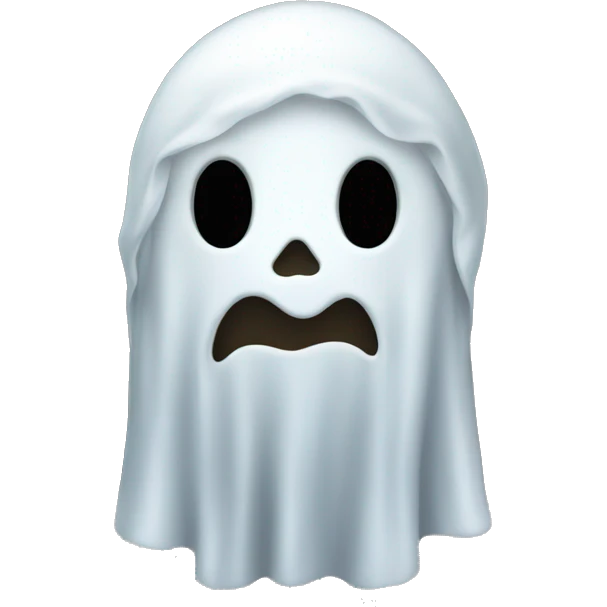 Christmas ghost emoji