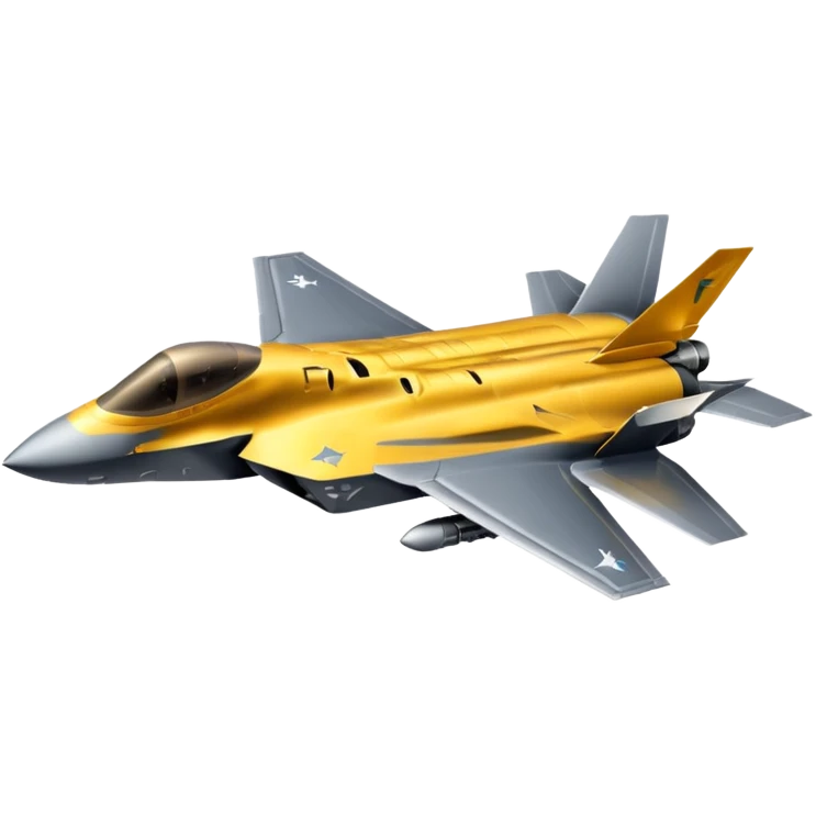 F35 Jet from the top emoji