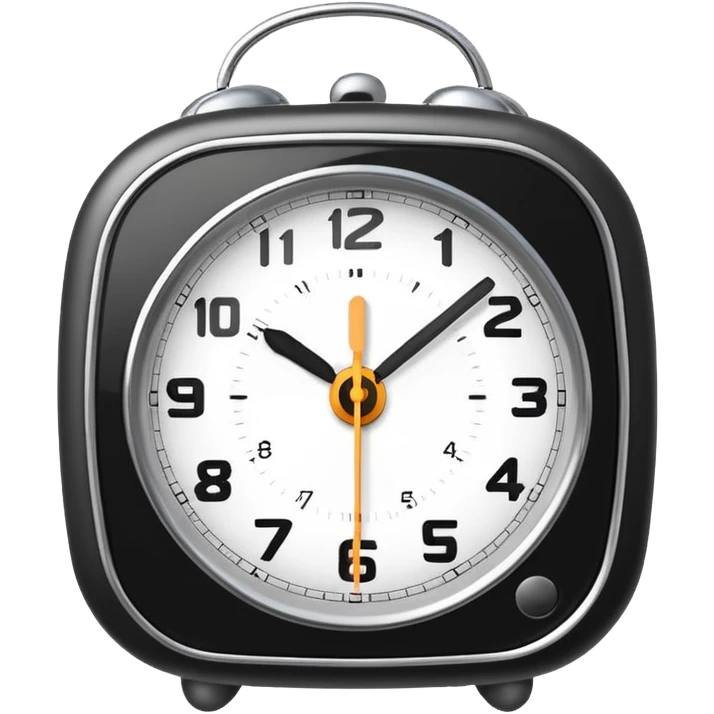 um DESPERTADOR minimalista emoji